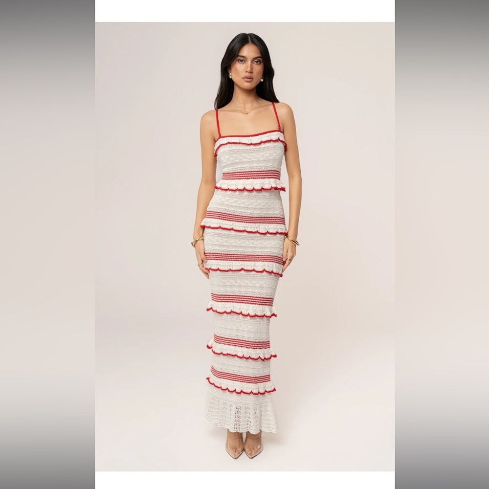JLUXLabel Bella Vista Ruffle Maxi Dress